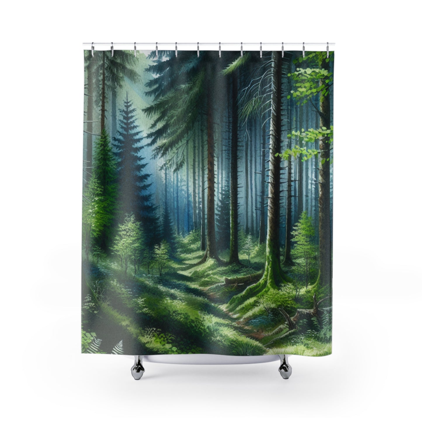 Woodland Forest Shower Curtain 71 x 74"