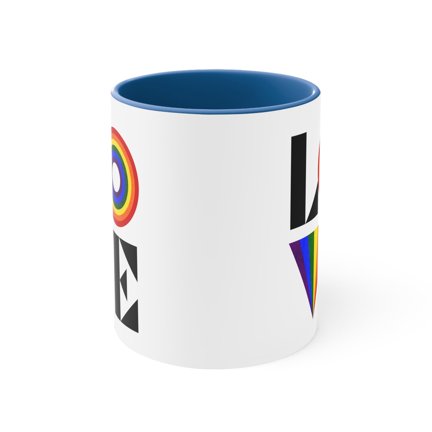 LOVE Rainbow Pride Love Mug 11oz Coffee Mug