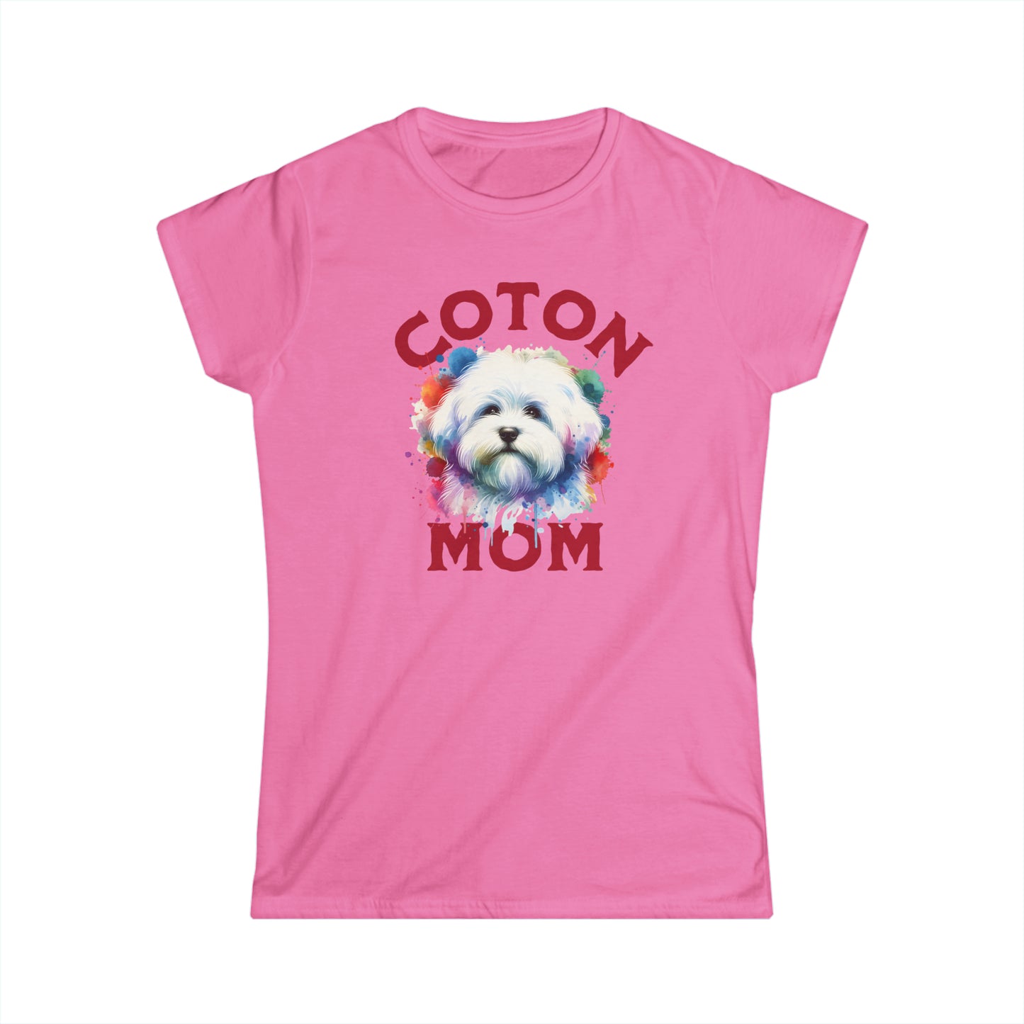 Coton Lover Coton Du Tulear Coton Tshirt Women's Softstyle Tee