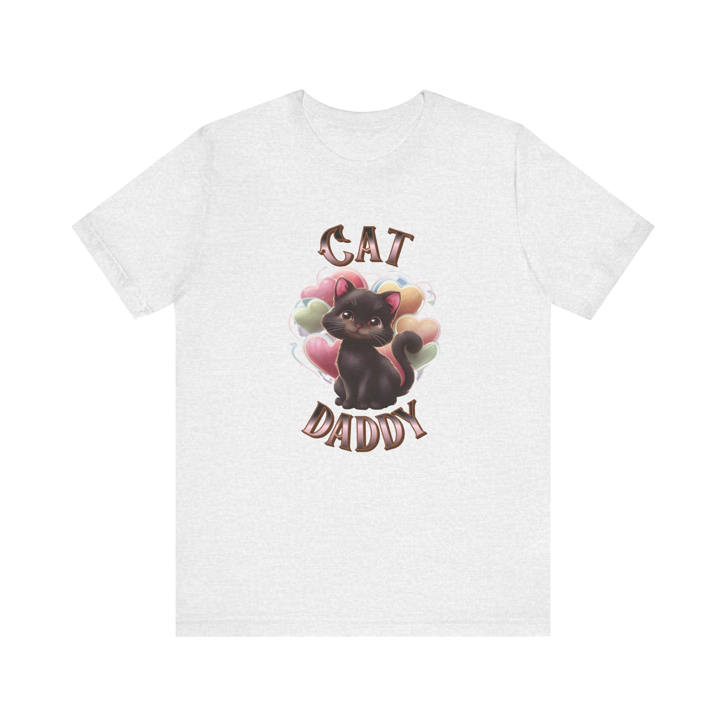 Cat Lover T-shirt  Cat Daddyy T-shirt Cat Lover Gift Unisex Jersey Short Sleeve Tee