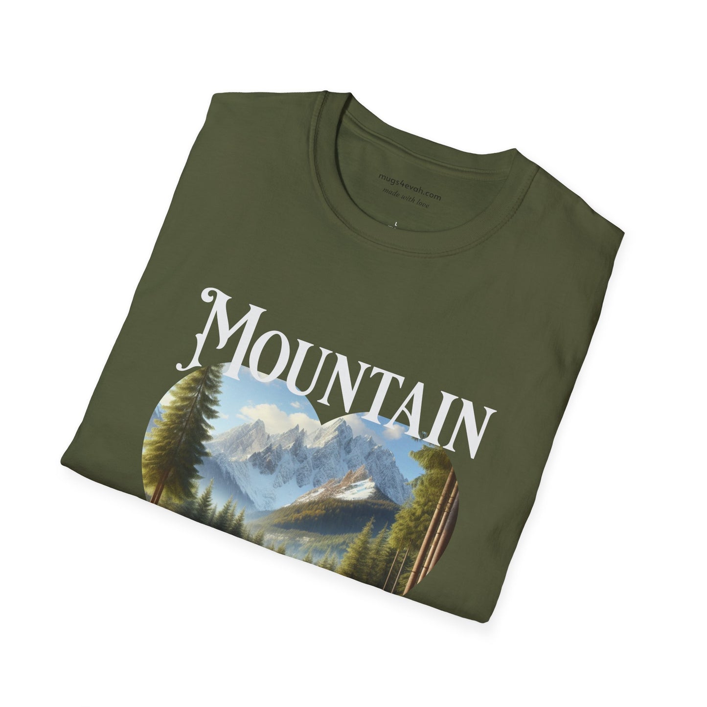 Colorado Mountain Serenity Denver Castle Rock Parker Tee Unisex Softstyle T-Shirt