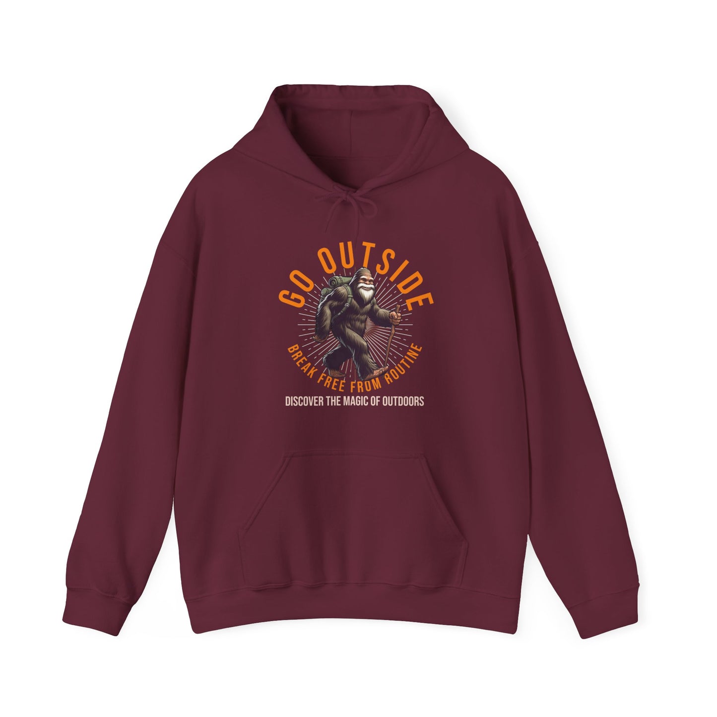 BigFoot Hiking Hoodie BigFoot Outdoor Hoodie Hiking Camping HoodieUnisex Heavy Blend™ Hooded Sweatshirt