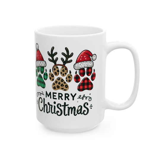 15oz Funny Christmas Coffee Mug, Funny Pet Christmas Mug, Humorous Mug, Holiday Coffee Mug, Humorous Christmas Mug