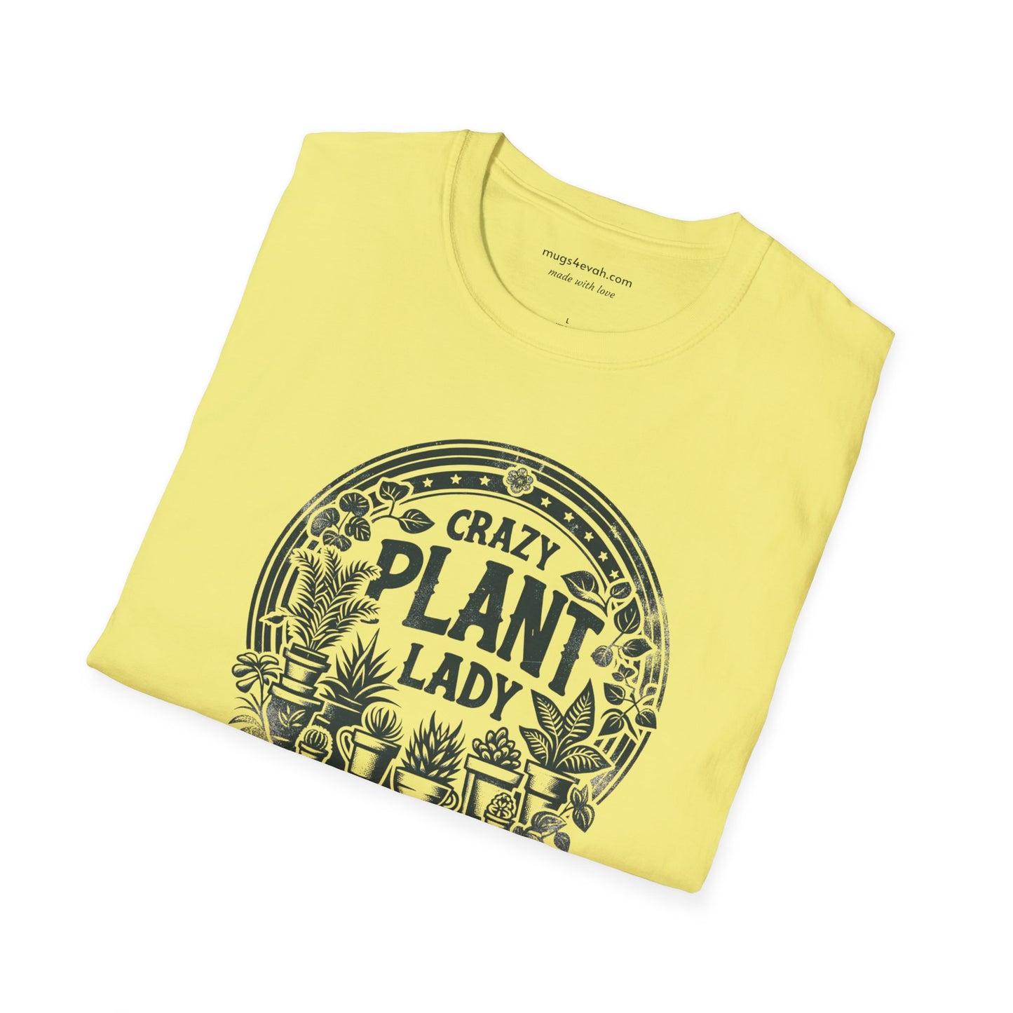 Crazy Plant Lady Tshirt Houseplants Tee Unisex Softstyle Plant T-Shirt