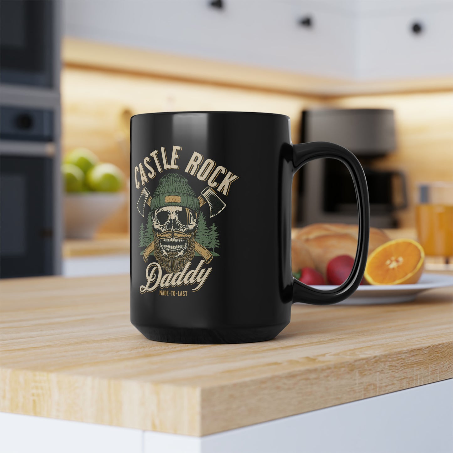 Castle Rock Daddy 11oz or 15oz Black Mug