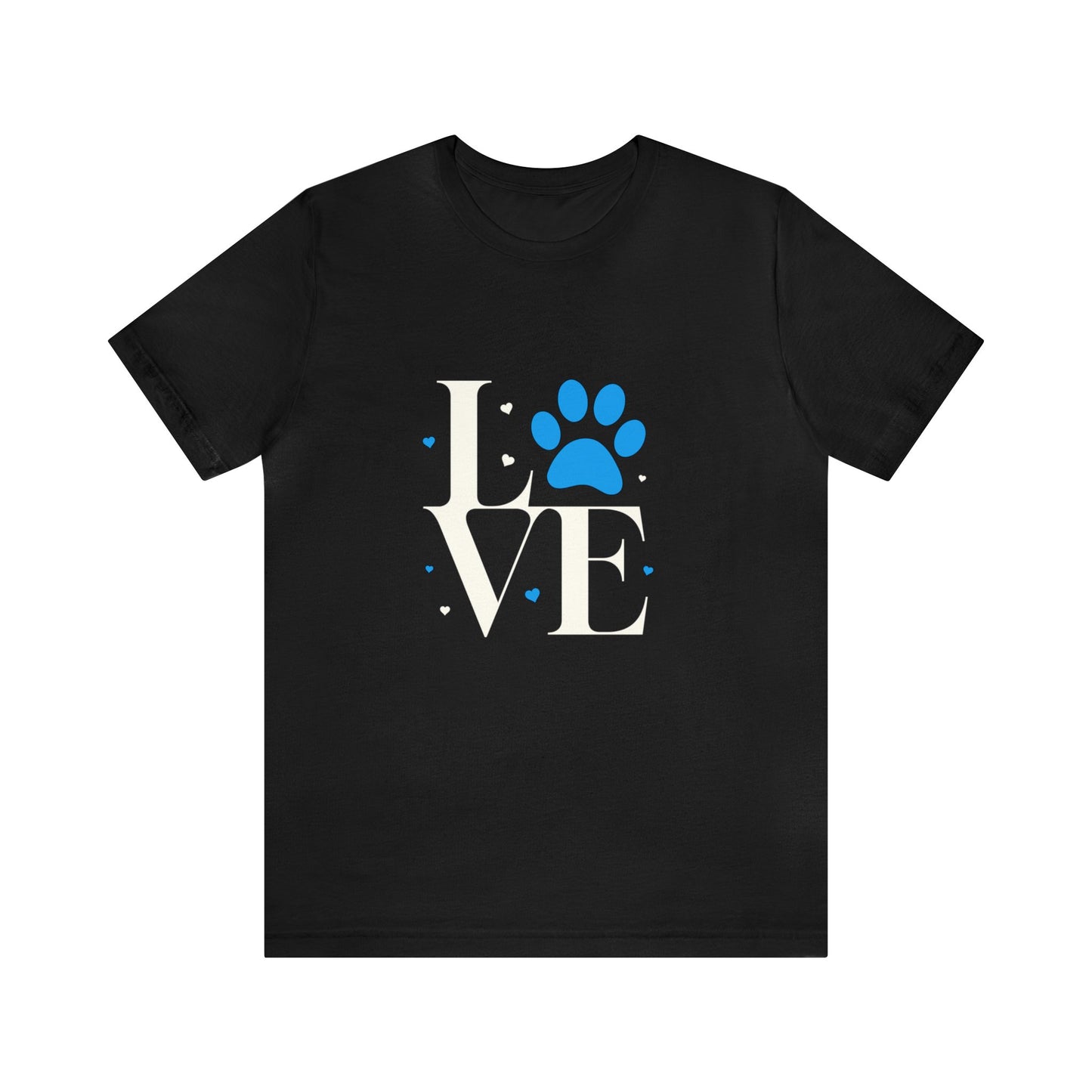 I Love Animals Dog & Cat Unisex Jersey Short Sleeve Tee