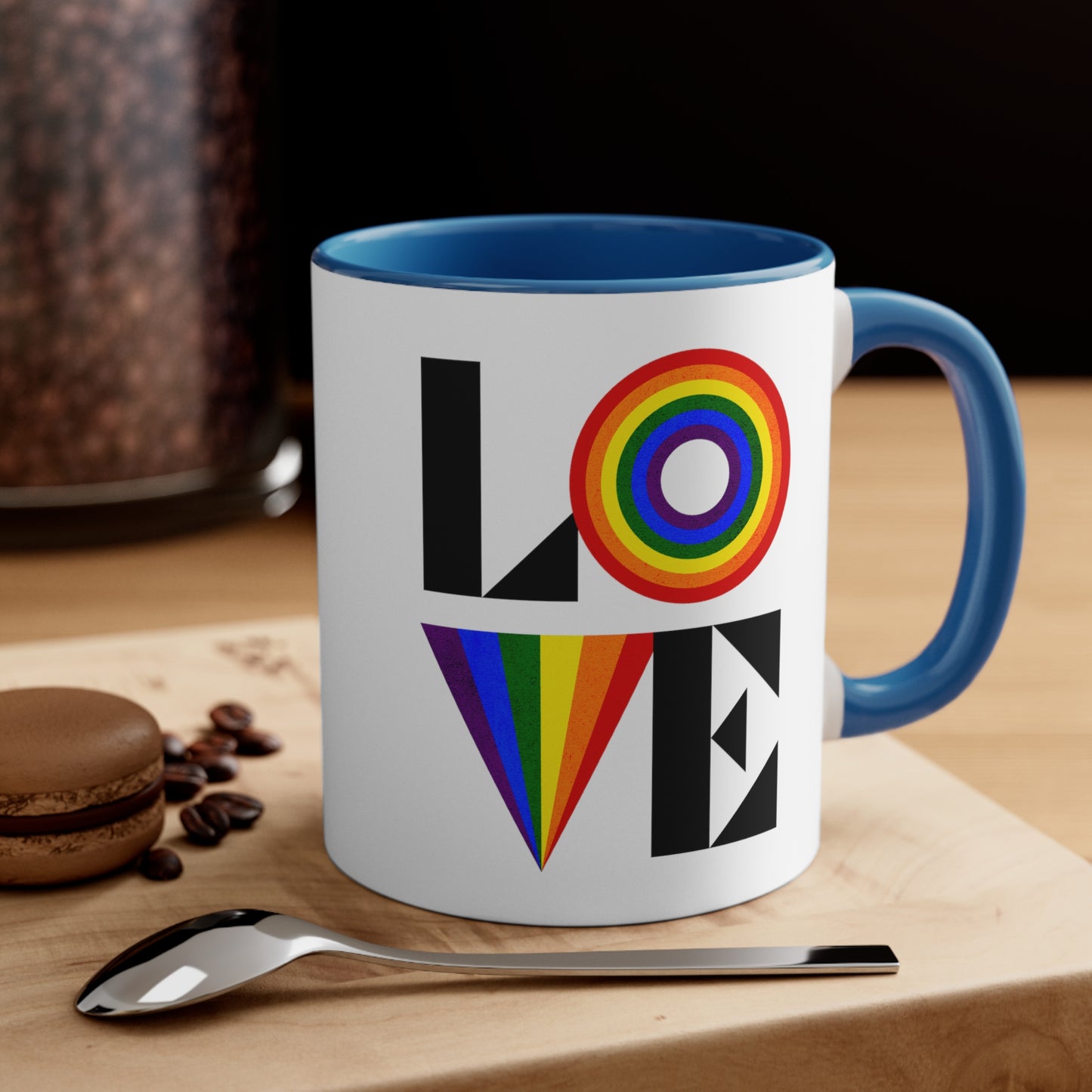 LOVE Rainbow Pride Love Mug 11oz Coffee Mug