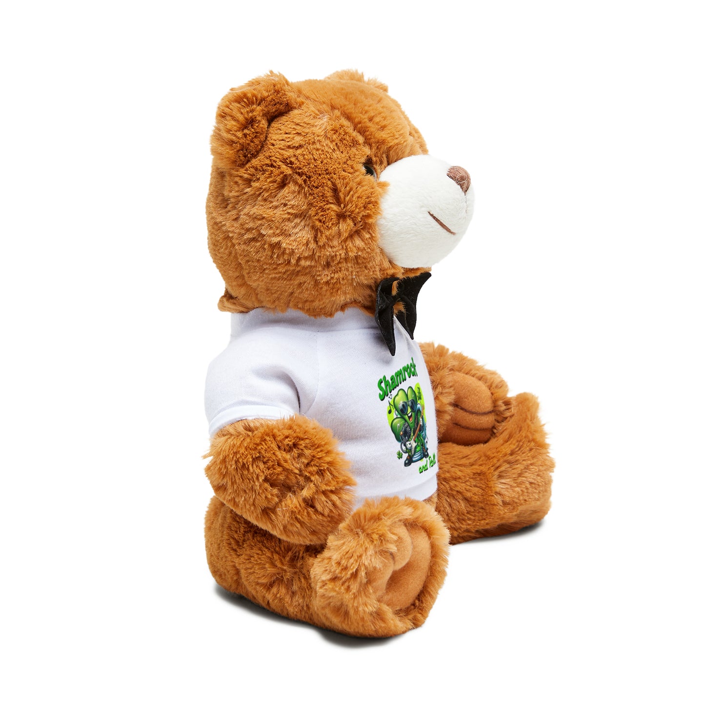 Shamrock & Roll St Patricks Teddy Bear with T-Shirt