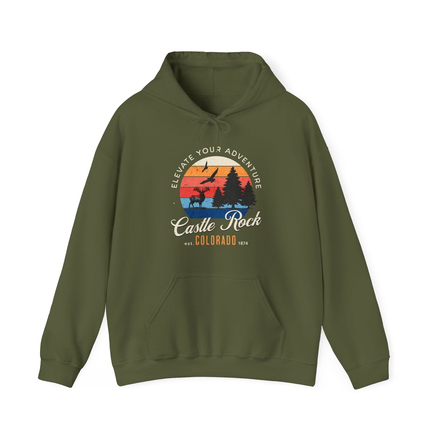 Castle Rock Colorado Unisex Heavy Blend™ Hooded Sweatshirt