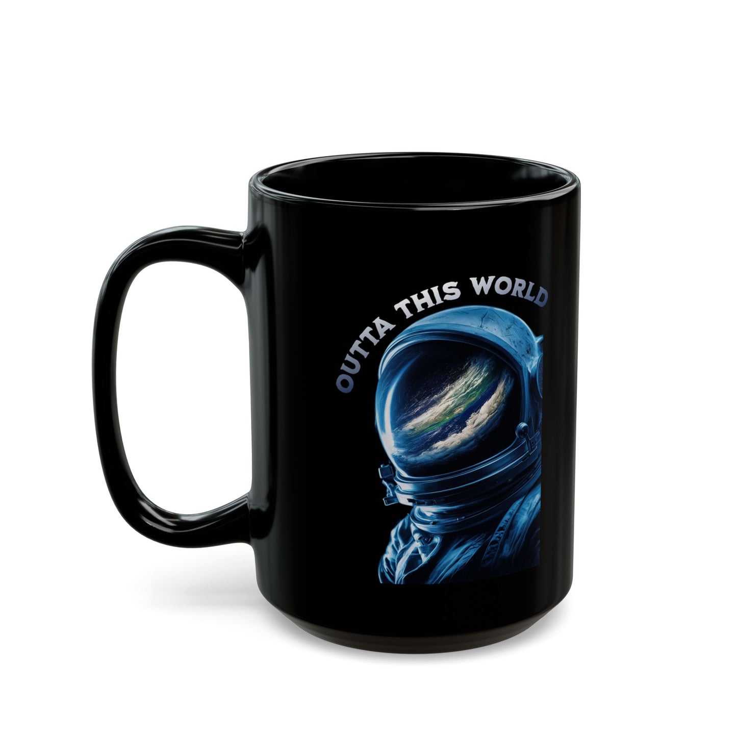 15oz Astronaut Coffee Mug, Space-themed Mug, Galaxy Coffee Cup, Astronaut Graphic Mug, Outer Space Mug, NASA Mug, Space Force Mug