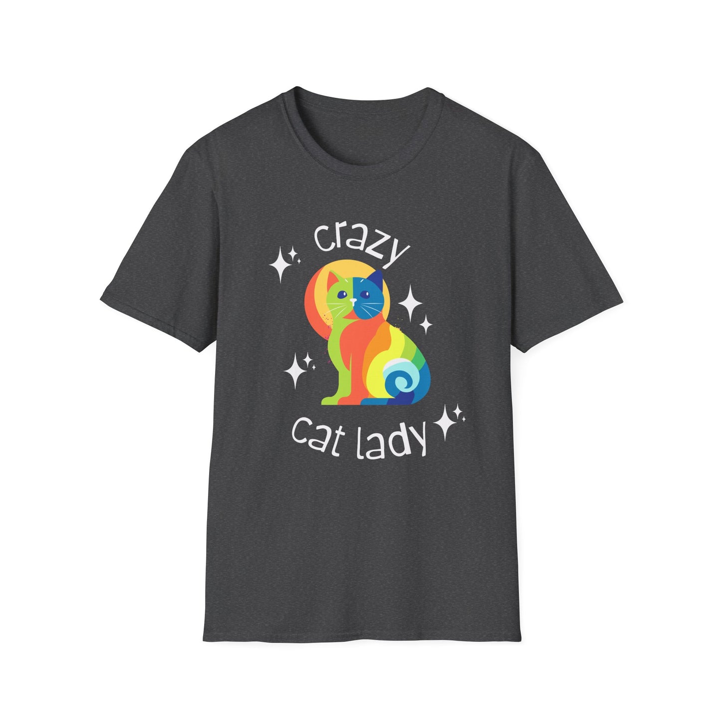 Crazy Cat Lady t-shirt Cat T-shirt Funny Cat T-shirt Gifts for Mom Unisex Softstyle T-Shirt