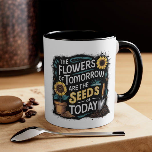 Sunflower Coffee Mug 11oz, Plant Lover Mug 11oz Gardening, Garden, Flowers