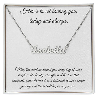 Personalized Name Necklace - The Perfect Gift