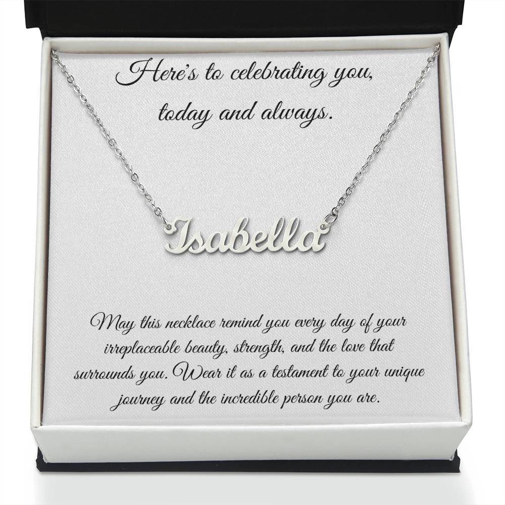 Personalized Name Necklace - The Perfect Gift