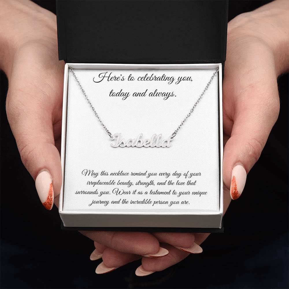 Personalized Name Necklace - The Perfect Gift