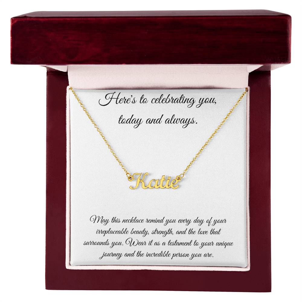 Personalized Name Necklace - The Perfect Gift