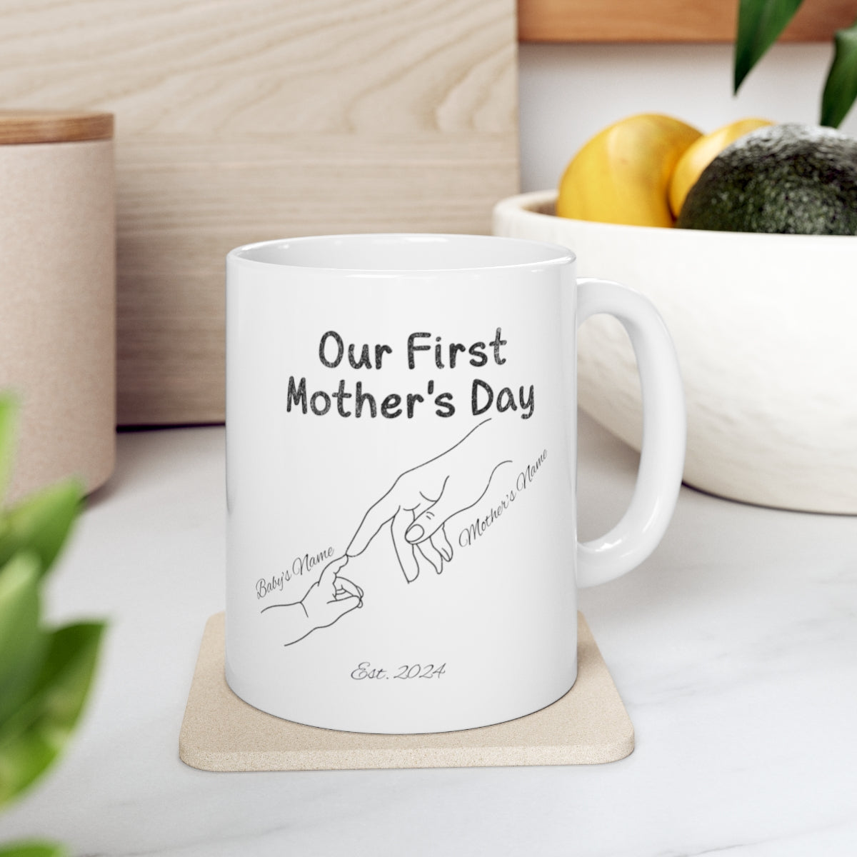 Personalized Mother's Day Coffee Mug, 11oz