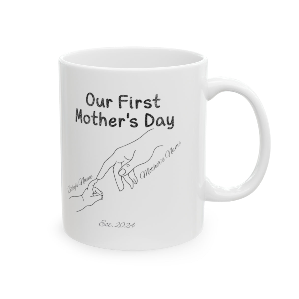 Personalized Mother's Day Coffee Mug, 11oz