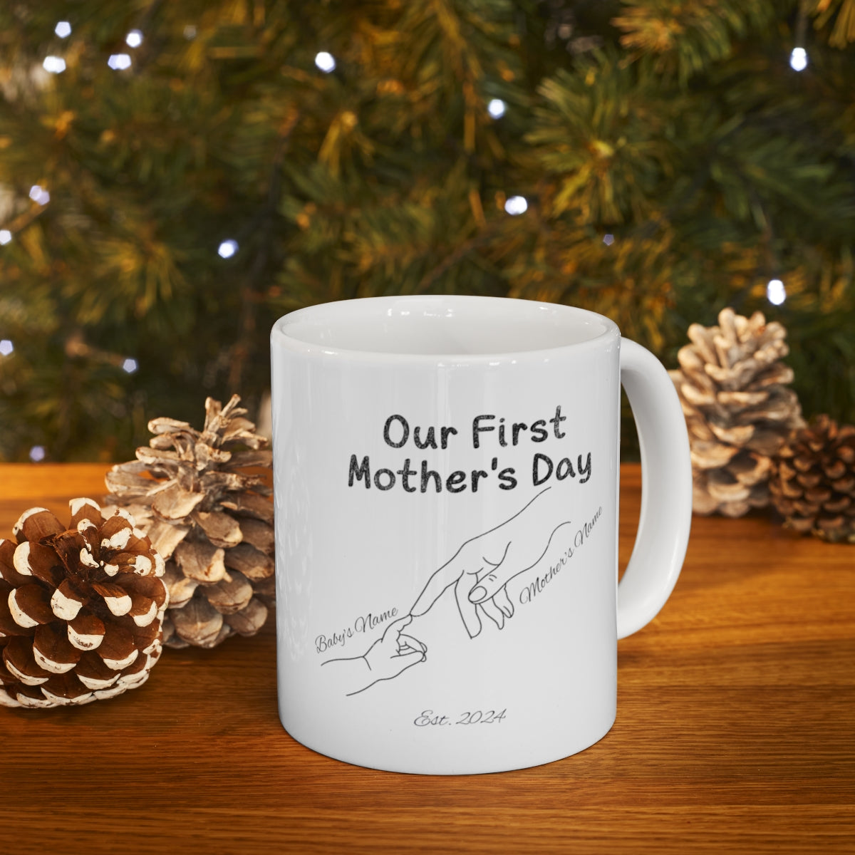 Personalized Mother's Day Coffee Mug, 11oz