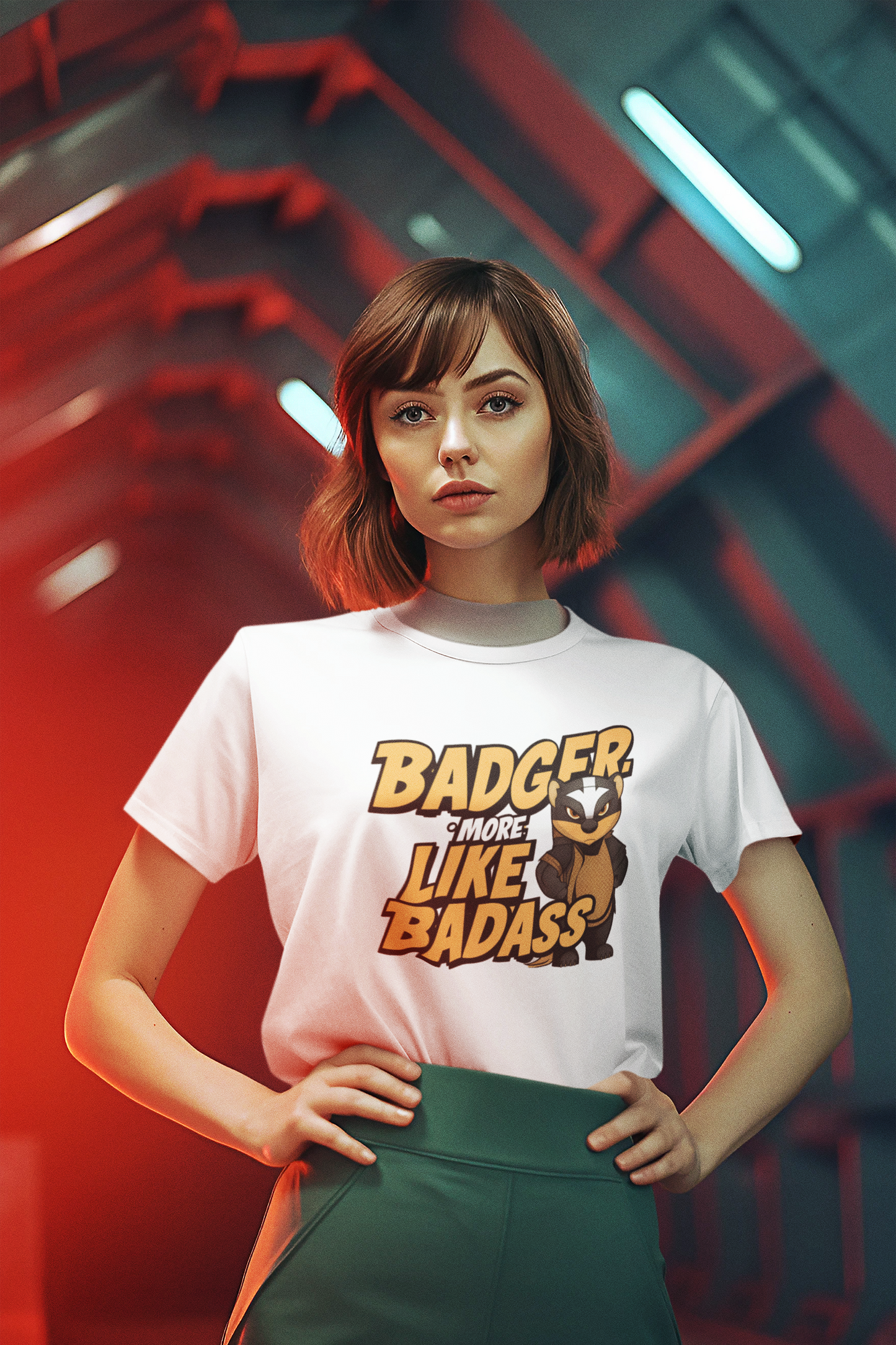 Badger More Like Badass Honey Badger Unisex Jersey Short Sleeve Tee