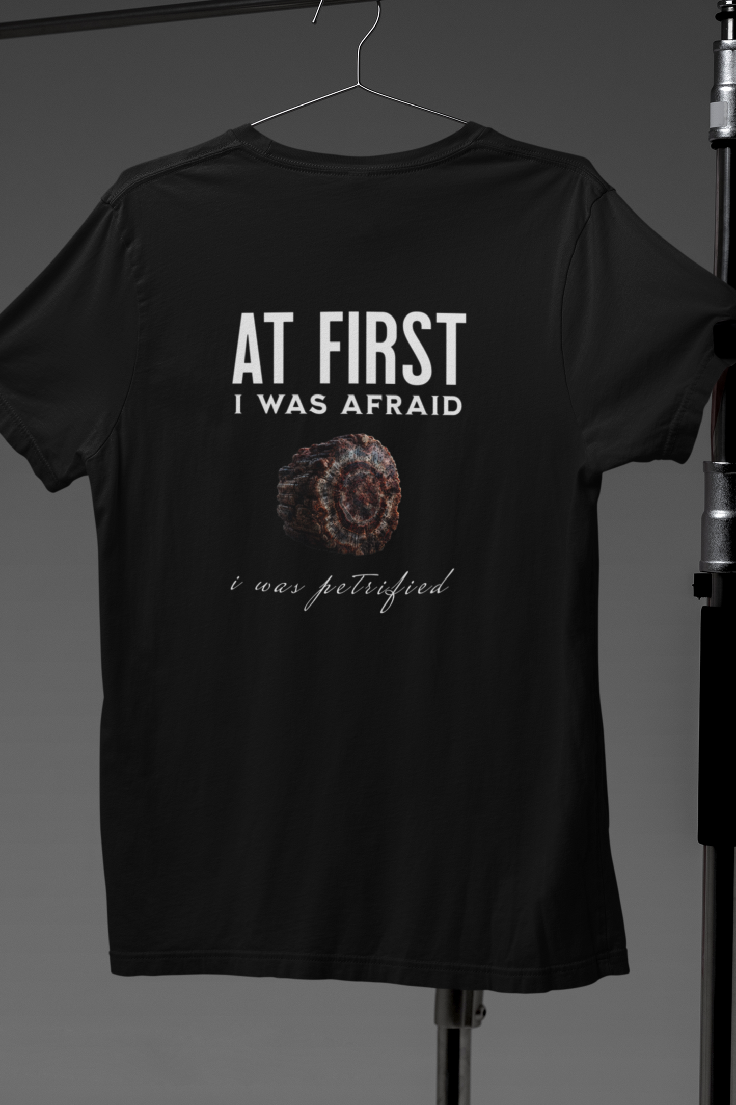 At First I Was Afraid Unisex Jersey Short Sleeve Tee