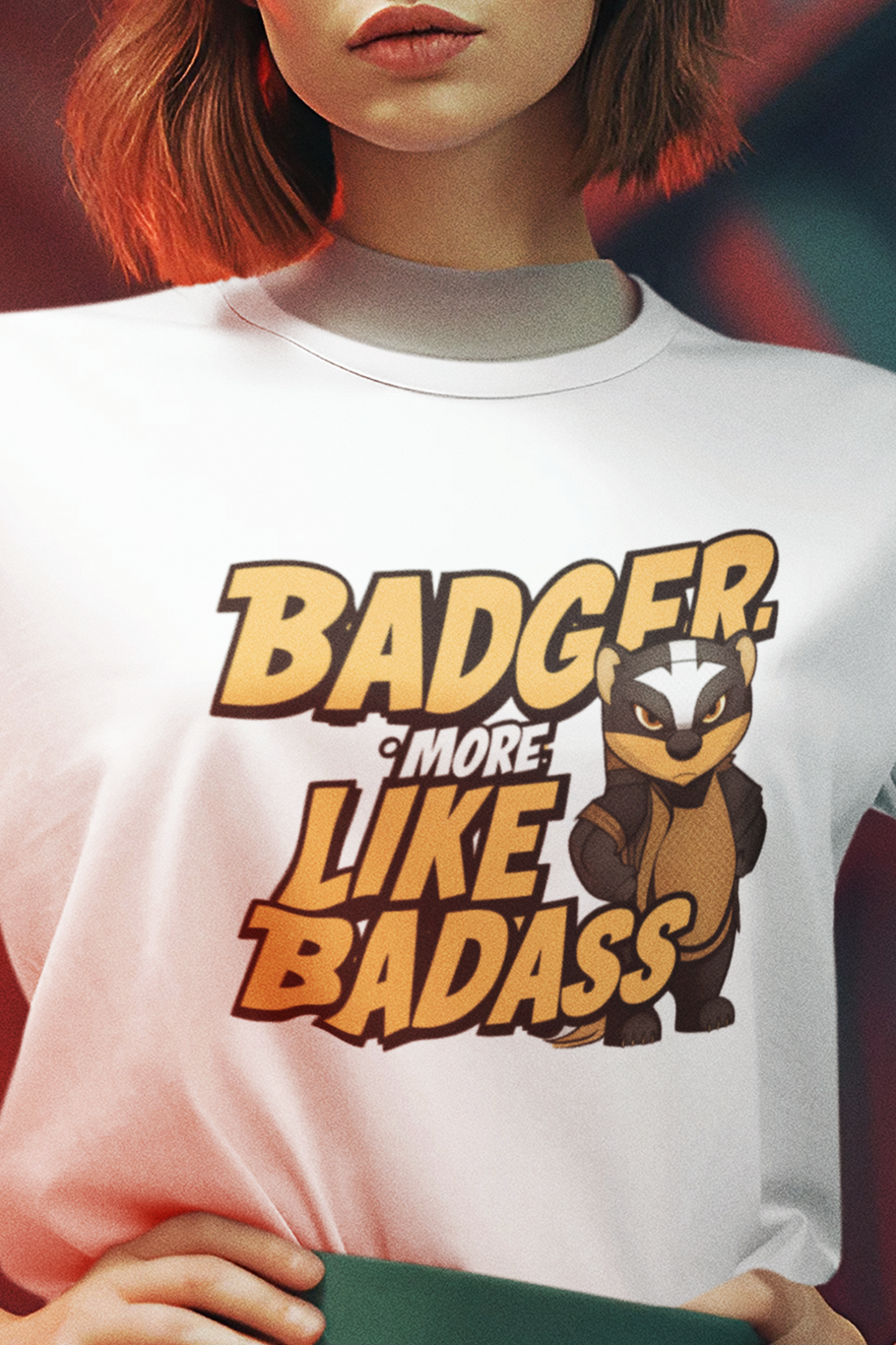 Badger More Like Badass Honey Badger Unisex Jersey Short Sleeve Tee