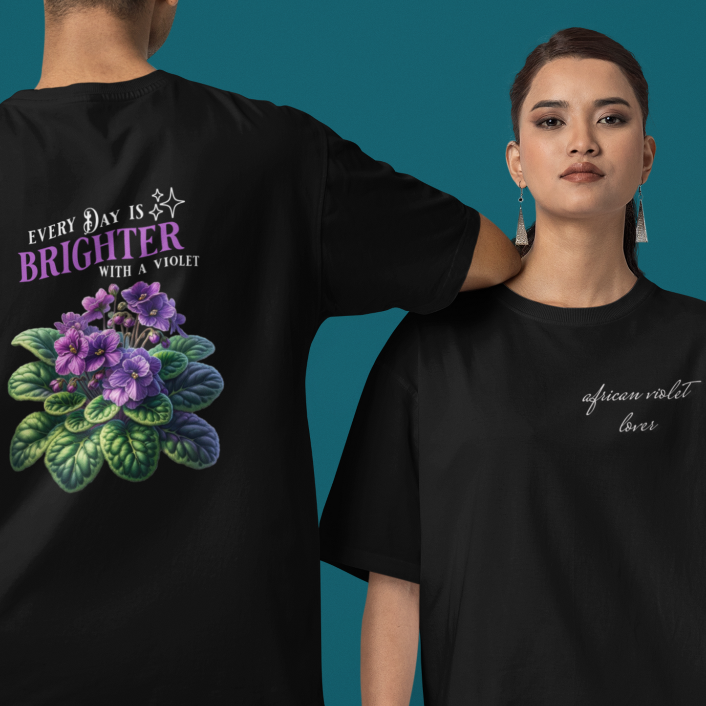 Every day is Brighter African Violet  - Purple Unisex Recycled Organic T-Shirt