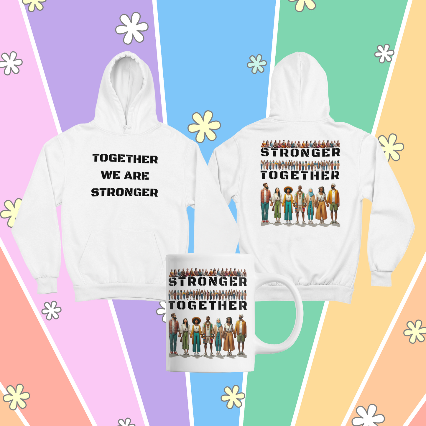 Stronger Together Unisex Heavy Blend™ Hooded Sweatshirt