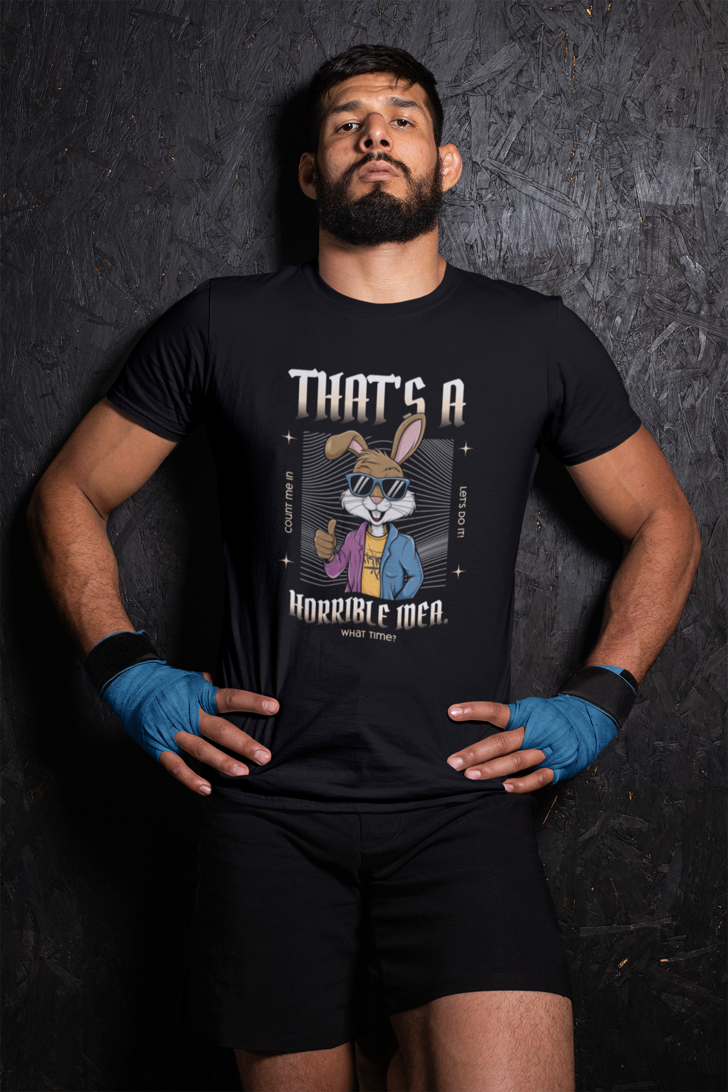 Funny 'That's a Horrible Idea, What Time?' T-Shirt – Bold & Playful Graphic Tee